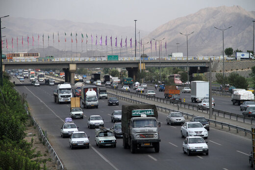 بزرگراه چمران بسته شد