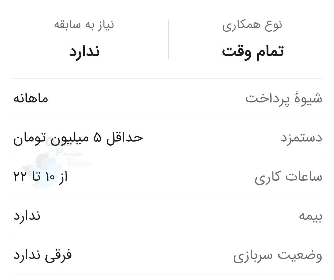 آگهی استخدامی که مردم را عصبانی کرد + عکس