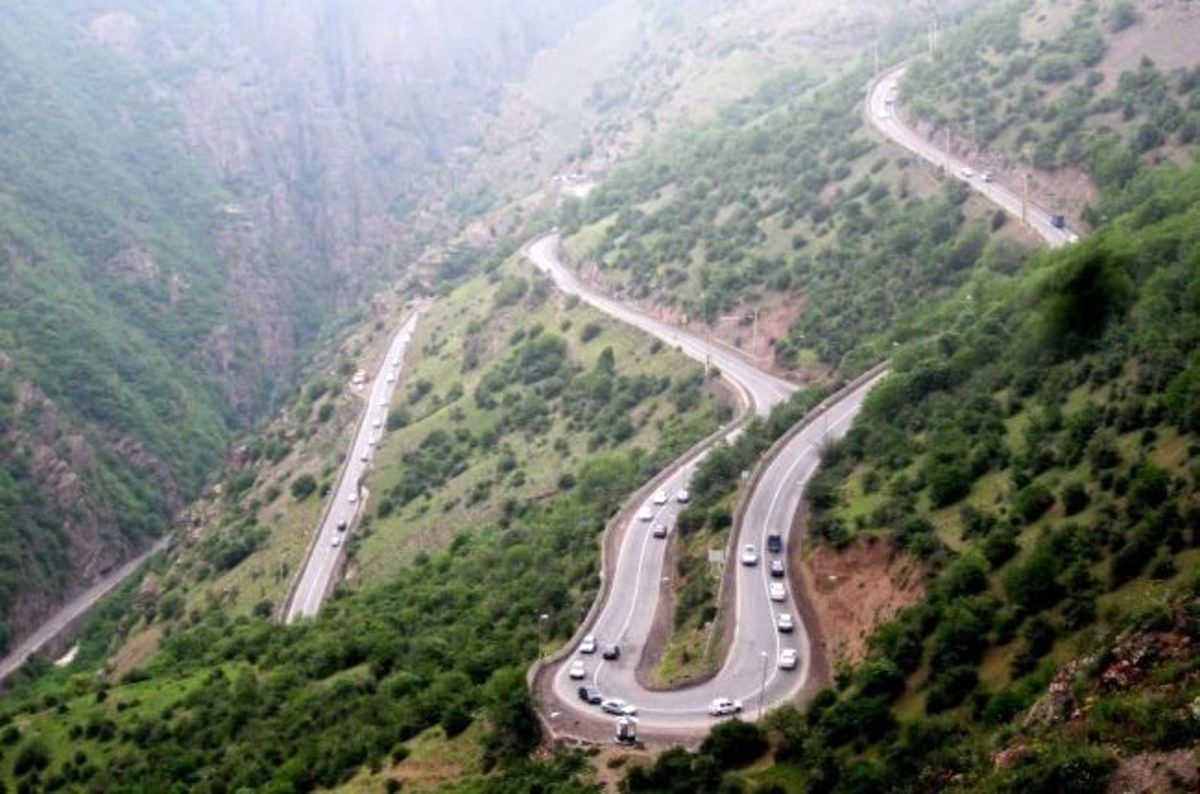 جاده هراز ۳ شب مسدود میشود