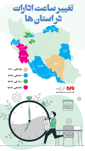 تغییر ساعت کاری
