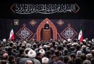 در مراسم عزاداری بیت رهبری چه کسانی بودند؟ 
