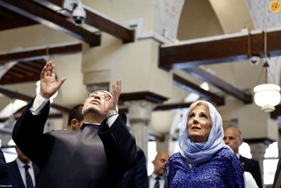 جیل بایدن؛ همسر رییس‌جمهور آمریکا در مسجد الازهر