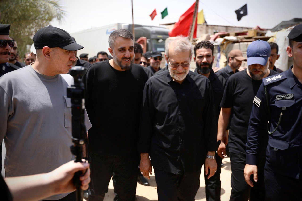 لاریجانی ایران را ترک کرد + فیلم