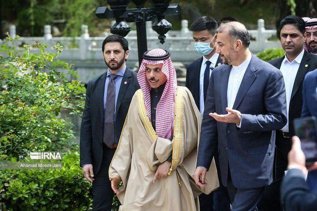 تصاویر وزیر خارجه عربستان در تهران