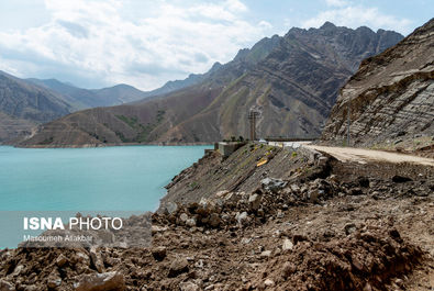 جاده چالوس پس از سیل