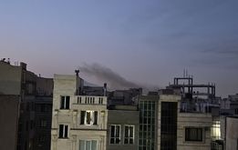 انفجار و دود سیاه در خیابان پیروزی تهران+عکس