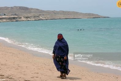 جزیره زنان نقاب دار - قشم - ایران