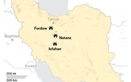 نقشه / اماکنی که  آمریکا به خاک ایران حمله کرد