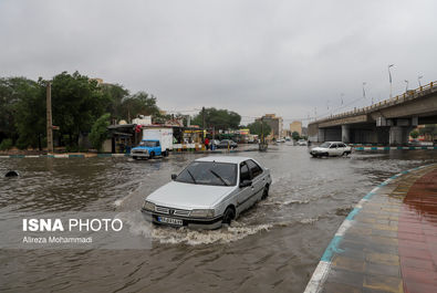 بارش باران اهواز