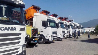 کام کامیون‌داران شیرین شد