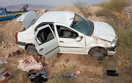 حادثه دردناک برای خودروی زائران اربعین در کرمانشاه